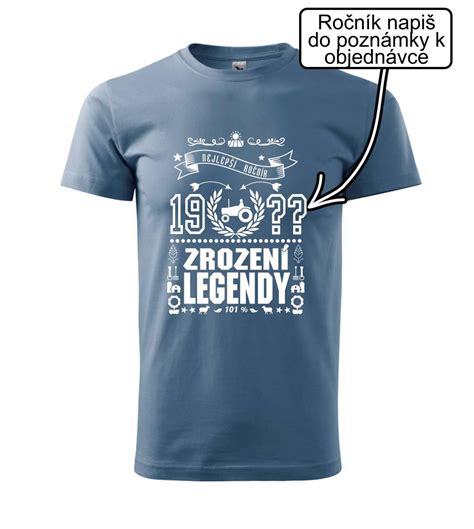 Trička zrození legendy MyShirt cz