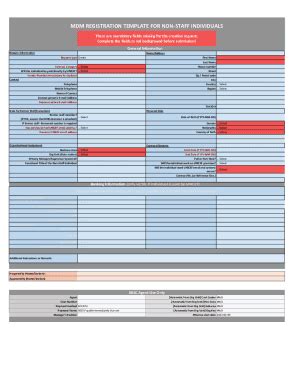 Fillable Online Mdm Registration Template For Non Staff Individuals Fax