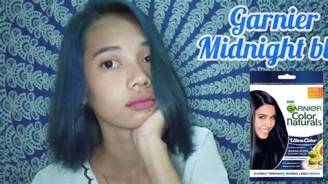 Cat Rambut Blue Biru Midnight Blue Garnier Youtube