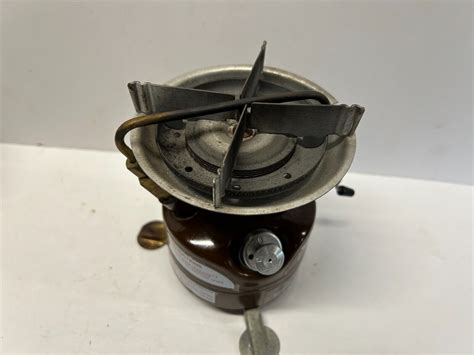 Vintage Coleman Peak 1 400 Single Burner Stove Brown Backpack Hiking 4 83 Box Ebay