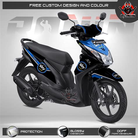 Jual Sticker Decal Full Body Beat FI 2012 Motif Sky Livery Shopee