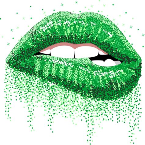 Download Glitter Lips - Glitter Lips Vector | Transparent PNG Download ...