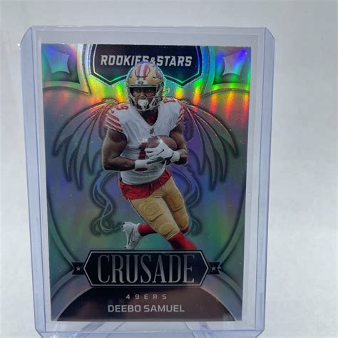 2022 Panini Rookie Stars Football CR 8 DEEBO SAMUEL Crusade SILVER