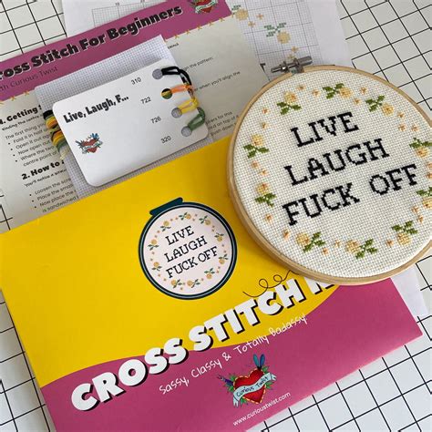 Sale Adult Cross Stitch Kits For Beginners Curious Twist