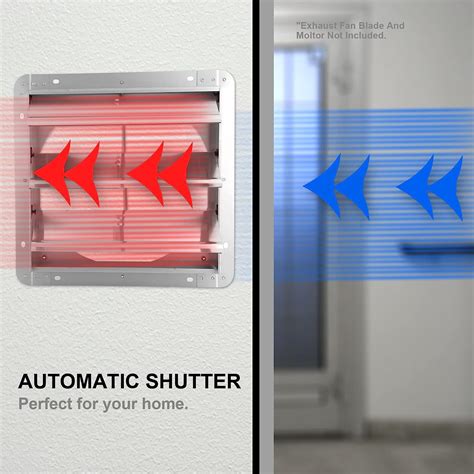 Buy Ipower Inch Square Aluminum Automatic Gravity Shutter Louver