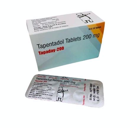 Tapentadol Tablets Mg Tapaday At Rs Strip Tapidol In