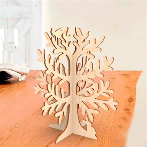 Wood 4 Mm Tree Decoration Laser Cut, Svg, Dxf, Plan, CNC Cutting, CNC ...