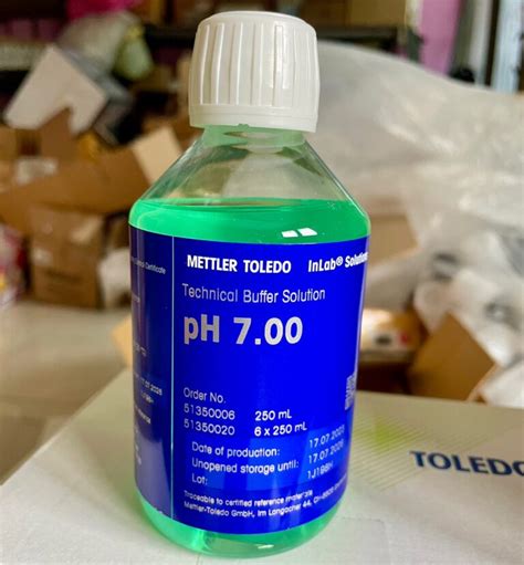 Buffer Sol PH 7 00 250ml Mettler Earth Chemelab