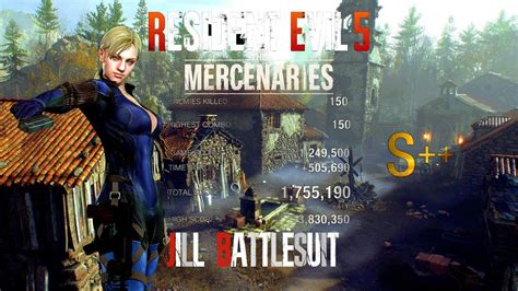 Resident Evil 4 Remake Mercenaries Jill Battlesuit S Rank