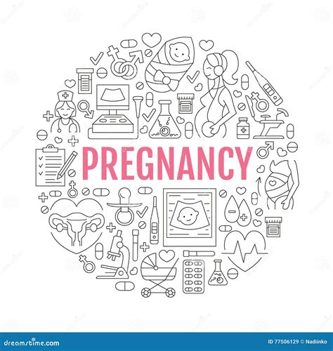 Obstetrics Gynecology Logo For Doctor Or Clinic, Vector Illustration ...