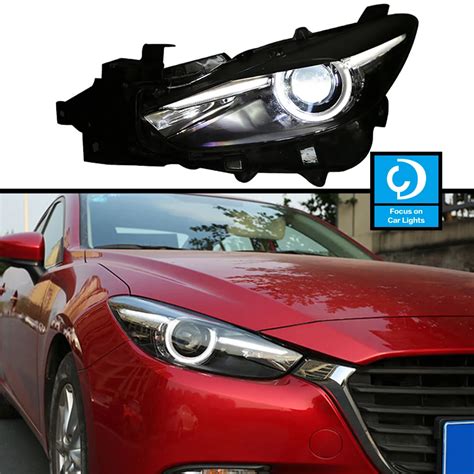 Car Front Headlight For Mazda 3 2017 2018 Mazda3 Axela Fiesta LED