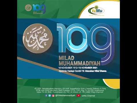 Selamat Milad Muhammadiyah Ke 109 Tahun YouTube