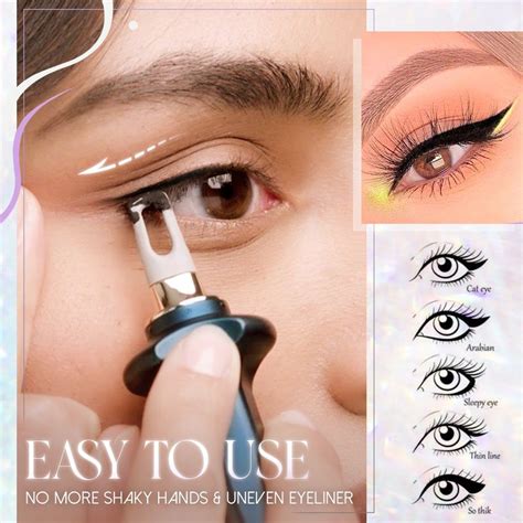 Glamorous Easy Eyeliner Kit Eyeliner Applicator Tool Simple