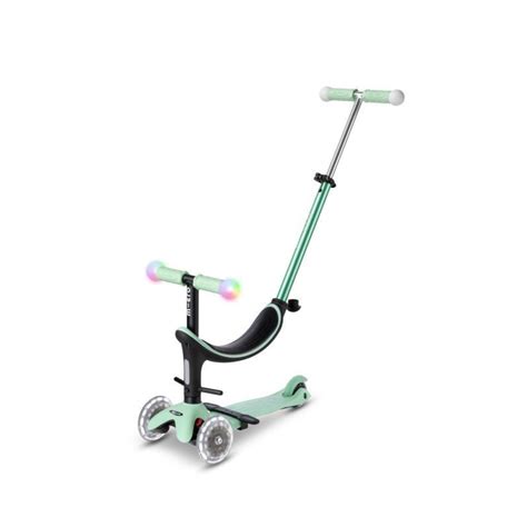 Trottinette Micro Mini Grow Deluxe Magic Led Menthe