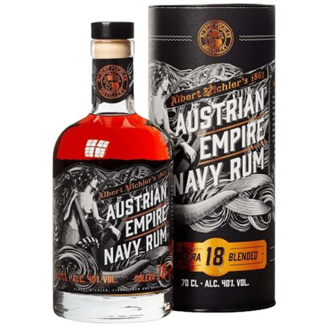 Navy Rum Solera Blended Austrian Empire Aevin Dk Spiritus