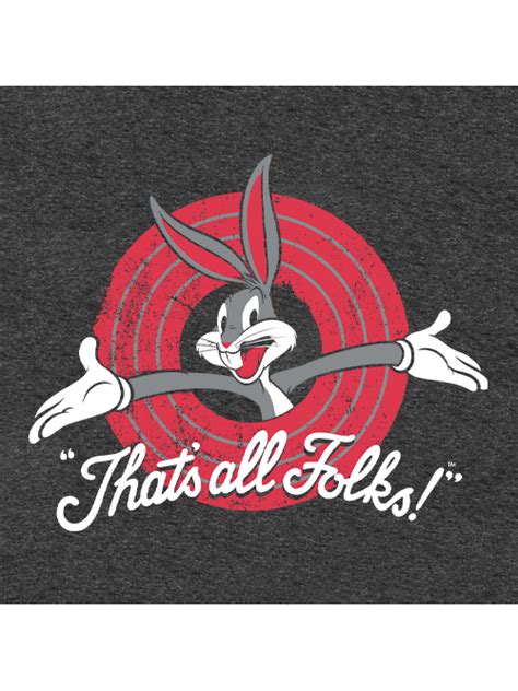 Thats All Folks Official Bugs Bunny Merchandise Redwolf