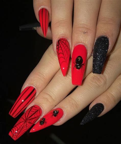 Halloween Spider Web Nail Art 2020 | Spider Nails | Fabulous Nail Art Designs