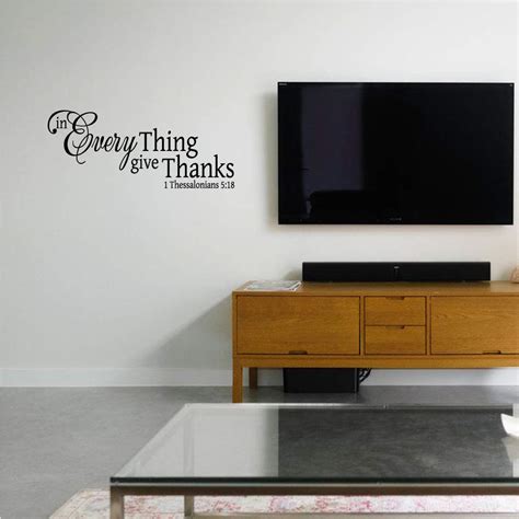 In Everything Give Thanks Wall Decal