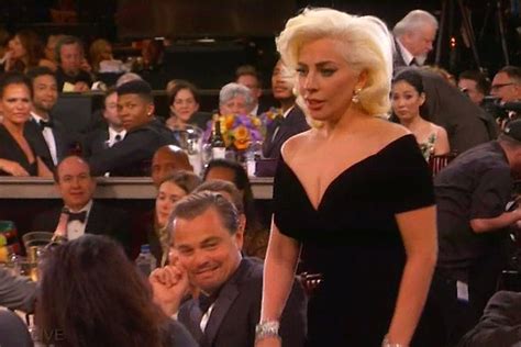 Leonardo Dicaprio Explains That Awkward Lady Gaga Golden Globes Moment