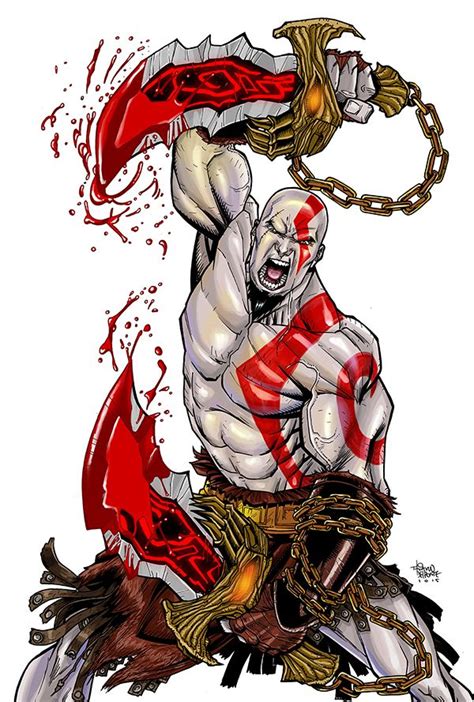 Kratos God Of War Colors Kratos Desenho Desenhos De Anime E Desenhos Aleatórios