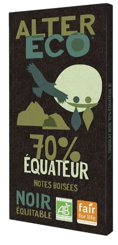 Chocolat Noir Quateur Bio Alter Eco G La Belle Vie