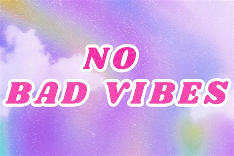 Purple No Bad Vibes Aesthetic Free Photo Rawpixel