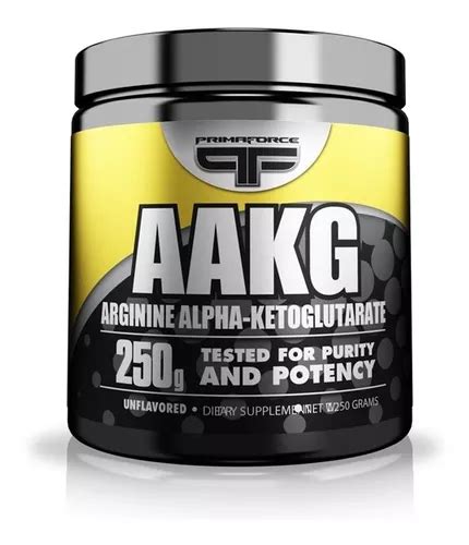 Arginina En Polvo Aakg 250 G Primaforce Original De EE UU