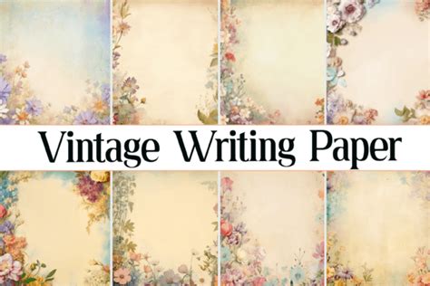 Vintage Writing Paper Graphic by Wow Art · Creative Fabrica