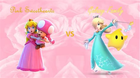 Mario Tennis Aces Peach And Toadette Vs Rosalina And Luma Pink