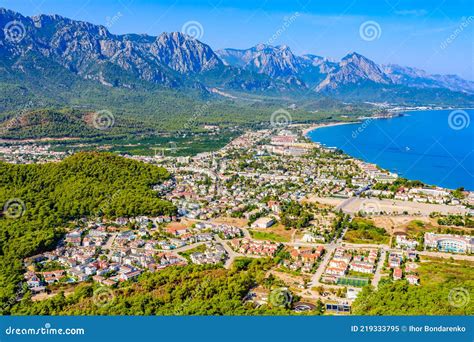 Aerial View Of The Kemer Town Antalya Province Turkey Editorial Image