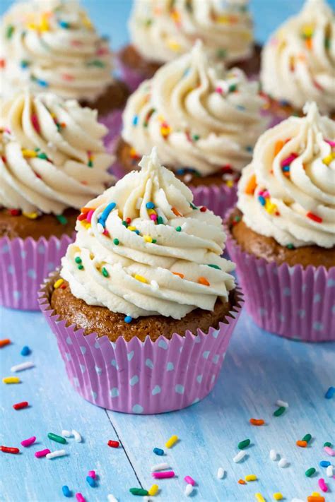 These Vegan Gluten Free Vanilla Cupcakes Are Fluffy And Moist And So