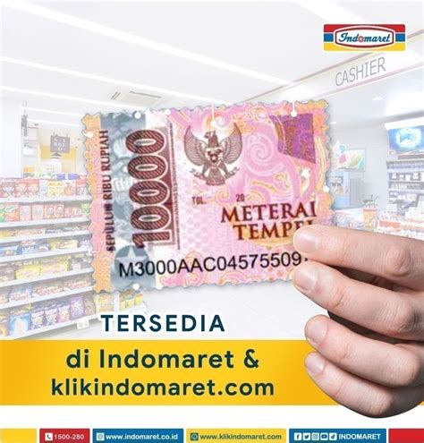 Indomaret On Twitter Beli Meterai Asli Di Indomaret Aja Sobat Kamu