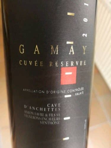 Cave d Anchettes Cuvée Reservée Gamay Vivino Australia