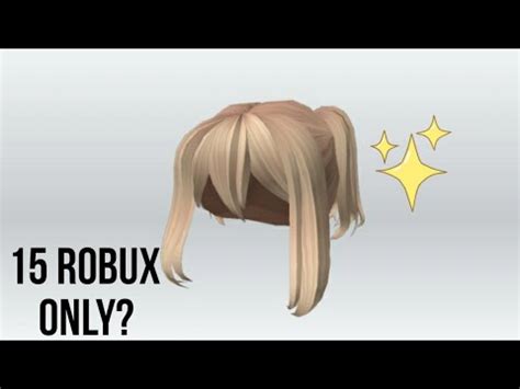 SUPER CUTE HAIR FOR ONLY 15 ROBUX YouTube