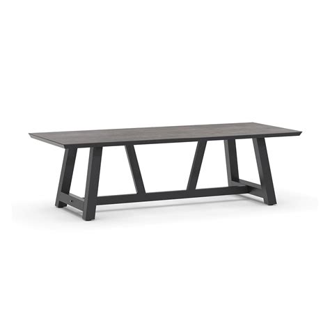 Ozon Dining Table Trespa Forest Grey X Cm Charcoal Tierra Outdoor