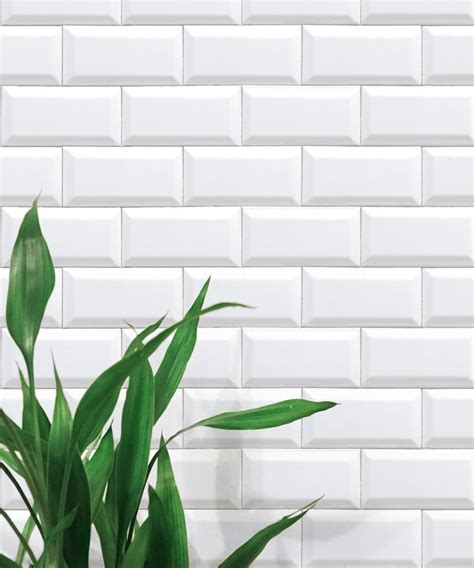 White Subway Tiles Wallpaper Minimal Wallpaper Milton King In