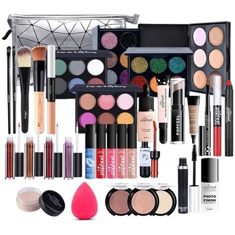 Coffret De Maquillage Syday 33 Pcs Kit De Maquillage Complet Coffret De Maquillage Cosmetic