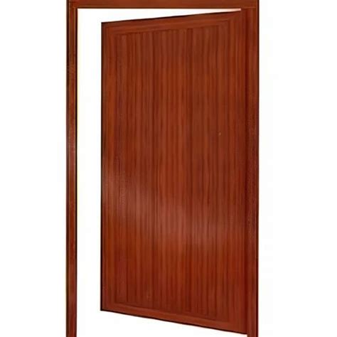 Hinge Polished Brown Plain Pvc Panel Door For Interior At Rs Sq Ft