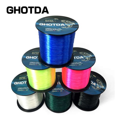 Aliexpress Buy GHOTDA Monofilament Nylon Fishing Line 1000M 2