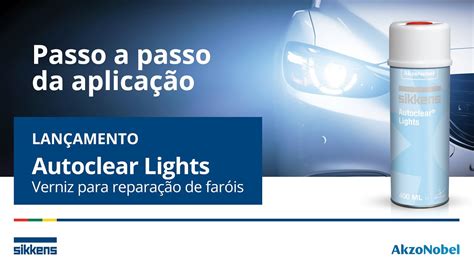 Autoclear Lights Verniz Para Farol Spray 400ml Sikkens BRASIL AUTOSHOP