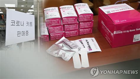 정부 자가검사키트 온라인 판매금지 3월말까지 연장 연합뉴스