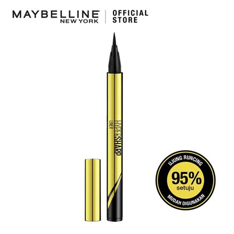 Jual Maybelline Hypersharp Laser Liquid Pen Eyeliner Waterproof Kemasan Kuning Shopee Indonesia