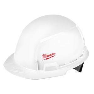 Milwaukee Bolt White Type Class E Front Brim Hard Hat With Small Logo