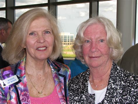 Marty Dickerson, left, with friend Bonnie Winters-Collins