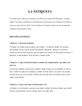 La Netiqueta Pdf