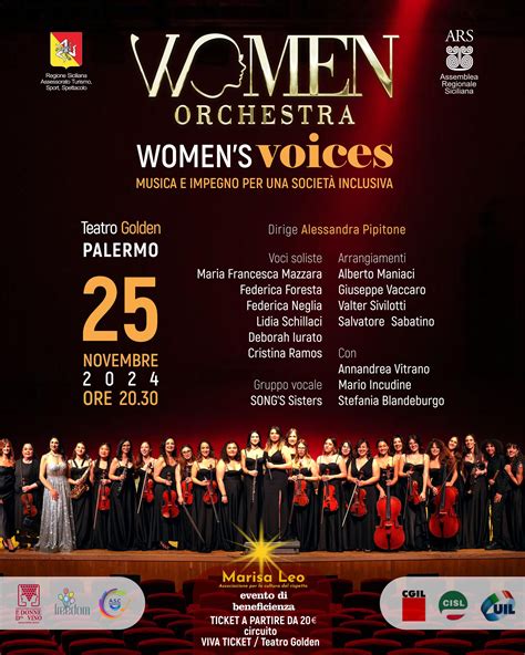 WOMENS VOICES Le Voci Delle Donne Contro La Violenza In Concerto Il