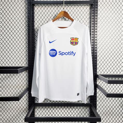 Camisetas Clubes FC Barcelona Manga larga de la 2ª equipación 2023 2024