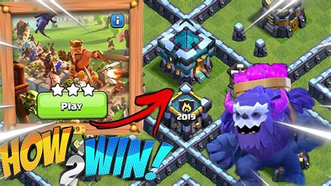 Easily 3 Star The 2019 Challenge In Clash Of Clans Youtube