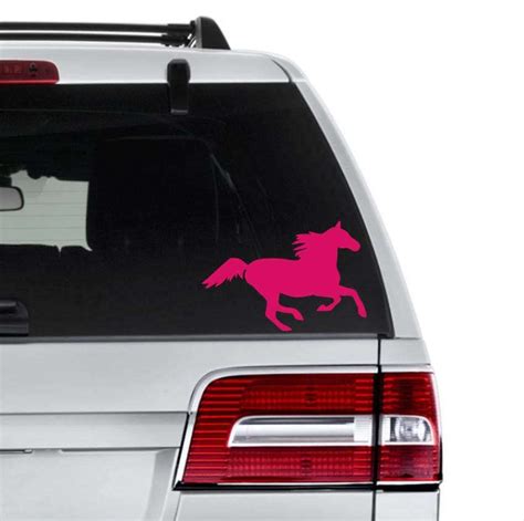 Horse Decal Horse Name Decal Equestrian Ts Horse Car Decal Paw