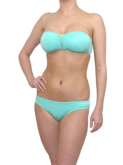 Ladies Sexy Bandeau Bikini Set Swimwear Brief And Top Urban Outfitters